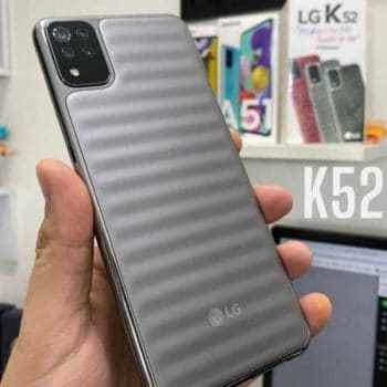 Smartphone LG K52, com Tela de 6,59, 4G, 64GB e Câmera Quádrupla de 13MP+5MP+2MP+2MP - LMK420BMW