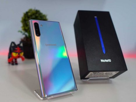 Smartphone Samsung Galaxy Note 10 Prata 256GB 8GB RAM Tela de 6,4" Câmera Traseira Tripla