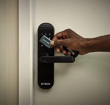 Steck Fechadura Digital Wi-fi Smarteck Preta