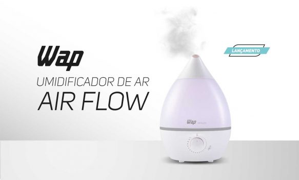 Umidificador de Ar Luminária com Difusor de Aromas WAP AIR FLOW Bivolt