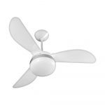 Ventilador de Teto Ventisol Fênix Branco / Silver 3 Pás CV3 Premium - 127v