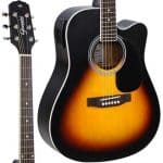 Violão Giannini GDC1 CEQ VSB Folk Elétrico Sunburst Fosco