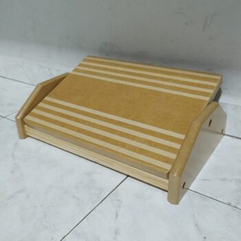 Apoio Ergonômico para Os Pés, MDF Natural - Souza & Cia (Ref:3702)
