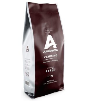 Café Torrado em Grãos América Vending - Pac. 1,0 Kg