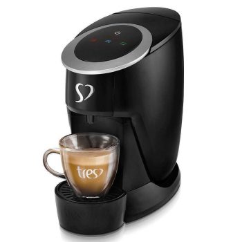 Cafeteira Espresso TRES Touch Automática Multibebidas - Preta