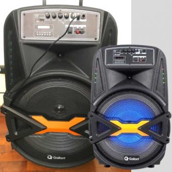 Caixa de Som Portátil Gallant 380 com Bluetooth 4.2 Bivolt