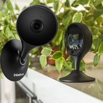 Câmera de Vídeo Interna Inteligente intelbras Wi-Fi Full HD iM3 Preta