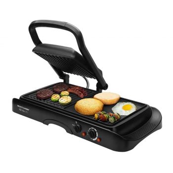 Chapa Grill Elétrico 2 Em 1 Multilaser CE107 Antiaderente 220V