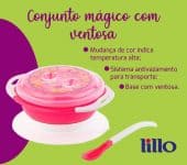 Conjunto Mágico com Ventosa - Lillo, Rosa