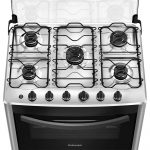 Fogão de Piso Continental FC5CB 5 Bocas Automático Branco com Mesa Compartimentada - Bivolt