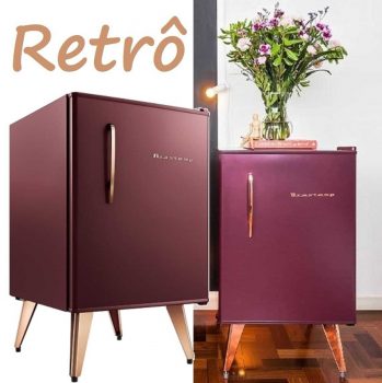 Frigobar Brastemp Retrô 76 litros Marsala Wine - BRA08BG