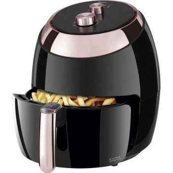 Fritadeira Sem Óleo - Air Fryer Philco Chrome 5,5 Litros Preta com Timer - 220V