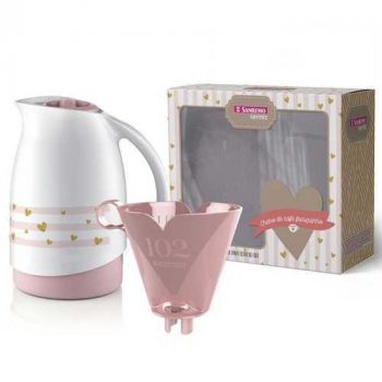 Garrafa Térmica Bule Com Suporte Para Filtro 700Ml - Sanremo