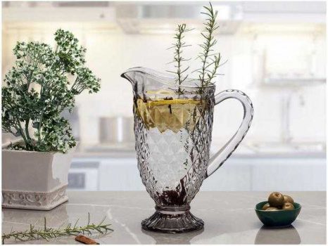 Jarra de Vidro Fumê 1,2L Casambiente - Abacaxi