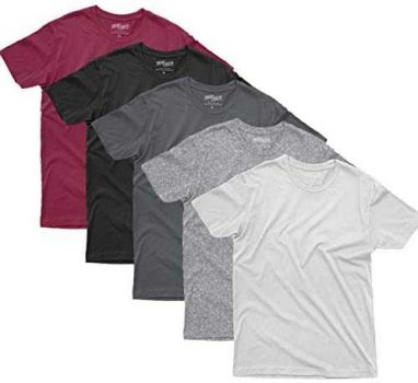 Kit 05 Camisetas Lisas 100% Algodão Premium