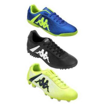 Kit 3 Chuteiras Kappa - Campo, Futsal e Society