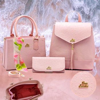 Kit De Bolsa Feminina com lenço + Mochila + Carteira - Livia Sabatini
