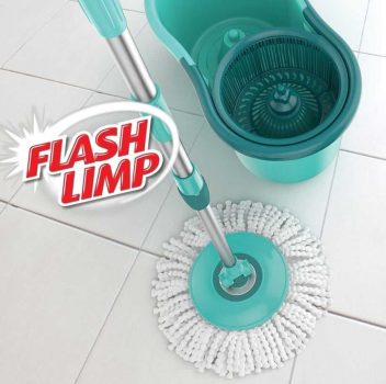 Mop Giratório, balde com 12 litros, MOP8209-VA, Flash Limp