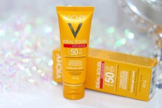 Protetor Solar Facial Vichy - Idéal Soleil Antiidade Toque Seco FPS 50