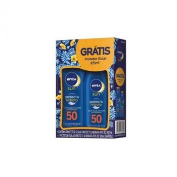Protetor Solar Loção Nivea 200ml Fps50 200ml+loção Fps50 125ml