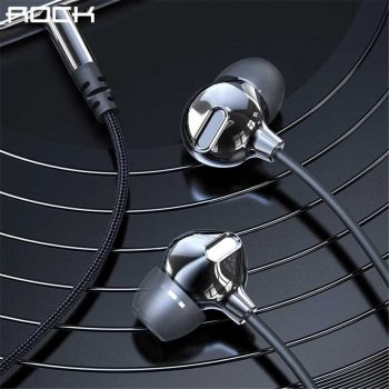 ROCK In Ear Obsidian Stereo Earphones 3.5mm