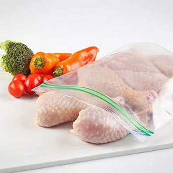 Saco Plástico Hermético Transparente com Fecho Duplo de 3L, Linha Vac Freezer, Sanremo