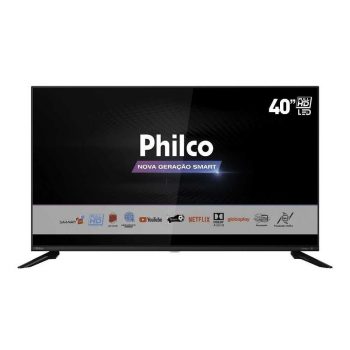 Smart TV LED 40'' Philco PTV40G60SNBL FHD com Tela Infinita Audio Dolby Loja de Aplicativos e Processador Quadcore