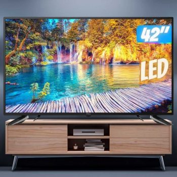 Smart TV LED 42" Philco Ptv42g70n5cf Full HD 3 HDMI 2 USB com Midiacast - Preto