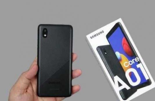 Smartphone Samsung Galaxy A01 Core 32GB 2GB RAM Câmera 8MP Tela 5.3' - Preto