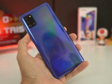 Smartphone Samsung Galaxy A31 Dual Chip Android 10 Tela 6.4" Octa-Core 128GB 4G Câmera Quádrupla 48MP+8MP+5MP+5MP - Azul