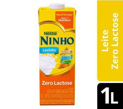 2 Un. Leite Semidesnatado Ninho Zero Lactose 1L