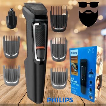 Aparador De Pelos Multigroom com 6 Acessórios MG3712 - Philips.