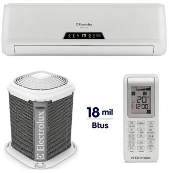 Ar Condicionado Split Hi Wall Electrolux Ecoturbo 18.000 BTU/h Quente e Frio VI18R