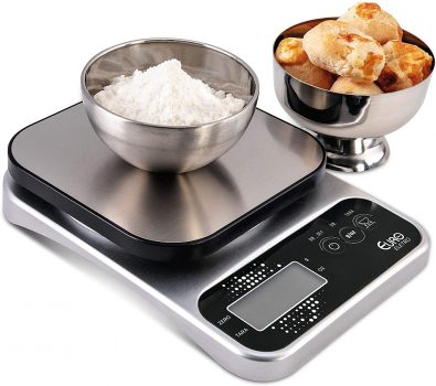 Balança Digital Pró para Cozinha, 5kg, Prata, Euro