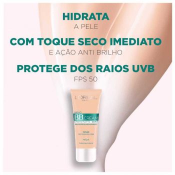 Base Bb Cream L'oréal Paris Efeito Matte 5 Em 1 Fps 50 30g