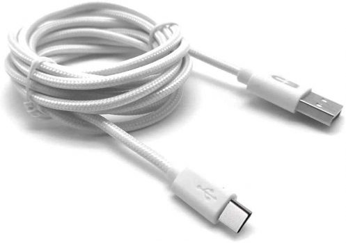 Cabo USB-USB C C3Plus 1M 2A Branco - CB-C11WH