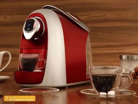 Cafeteira Espresso TRES Modo S04 Multibebidas - Vermelha