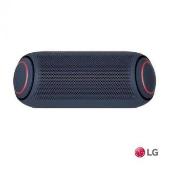 Caixa de Som Portátil LG XBOOM GO Pl7 Meridian 30W Bluetooth IPX5 Comando de Voz Surround 24 Horas de Bateria - Marinho Fosco