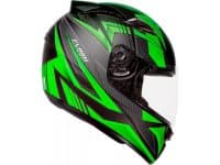 Capacete Ebf New Spark Flash 56/Preto Fosco/Verde