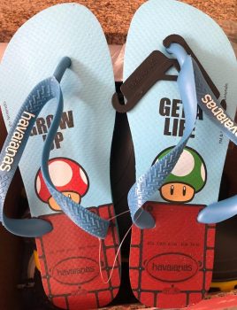 Chinelo Mario Bros, Havaianas, Adulto Unissex
