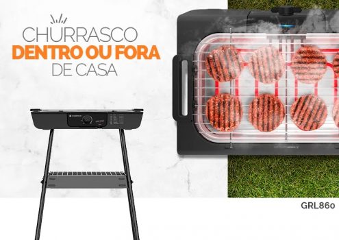 Churrasqueira Elétrica Cadence Grill Menu II