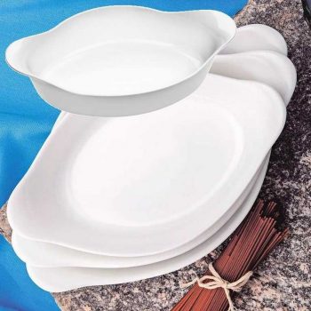 Conjunto de Assadeiras Ovais de vidro 3 Peças - Marinex