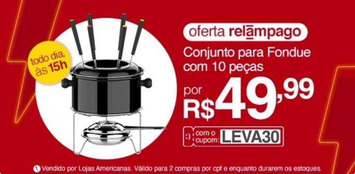 Conjunto para Fondue com 10 peças Richwell