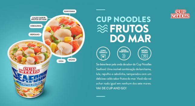 Cup Noodles Sabor Frutos Do Mar Nissin 65g