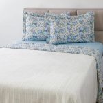 Enxoval com Cobertor Casal Petit Azul 5 Peças - Casa & Conforto