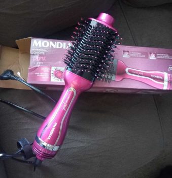 Escova Secadora Mondial, Chrome Pink, 127V, 1200W - ES-04