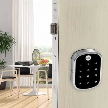 Fechadura Digital Yale YRD 256 com Senha - Interna de Embutir Preta