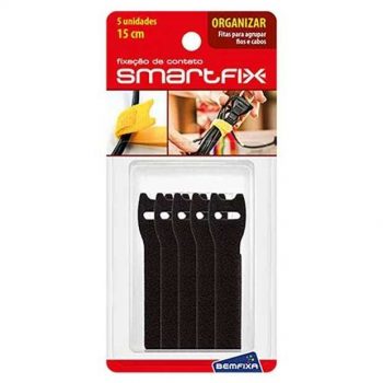 Fitas Para Agrupamento Smartfix Preto 15cm