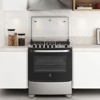Fogão de Piso e Queimador Tripla-Chama Silver (76USQ)