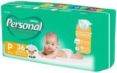 Fralda Descartável Soft and Protect Jumbo, Personal, Pequena, 36 unidades, Branco (Embalagem pode variar)